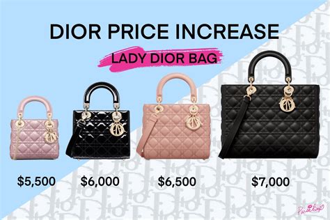 dior lady dior handbag price|cheapest Dior bag price.